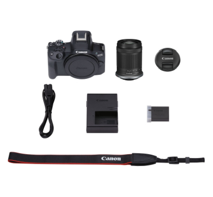 Canon Цифровий фотоапарат Canon EOS R50 + RF-S 18-150 IS STM Black (5811C095)