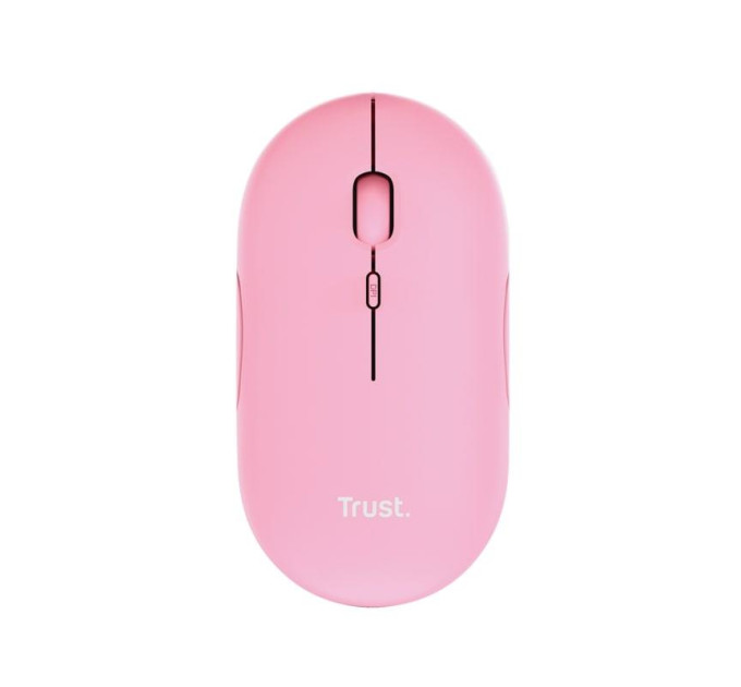 Trust Миша бездротова Trust Puck Rechargeable Ultra-Thin BT WL Silent Pink (24125)