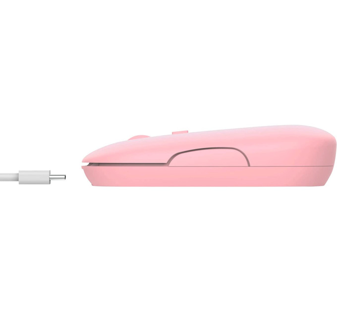 Trust Миша бездротова Trust Puck Rechargeable Ultra-Thin BT WL Silent Pink (24125)