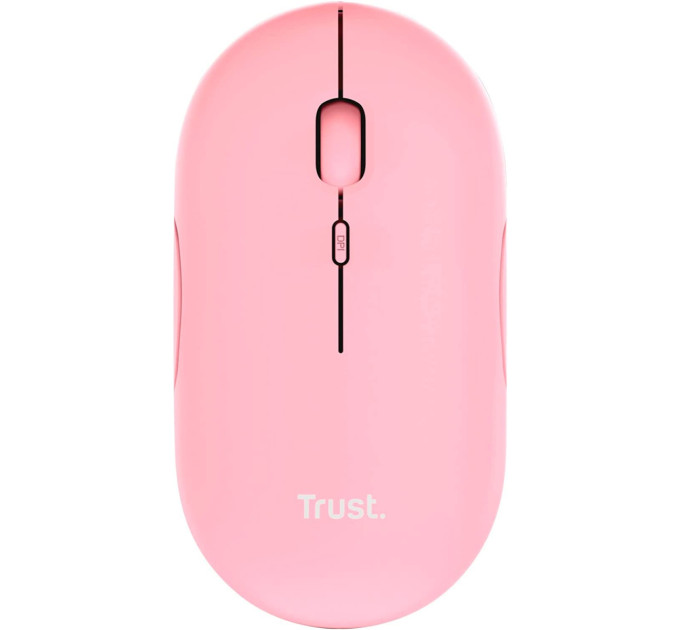 Trust Миша бездротова Trust Puck Rechargeable Ultra-Thin BT WL Silent Pink (24125)