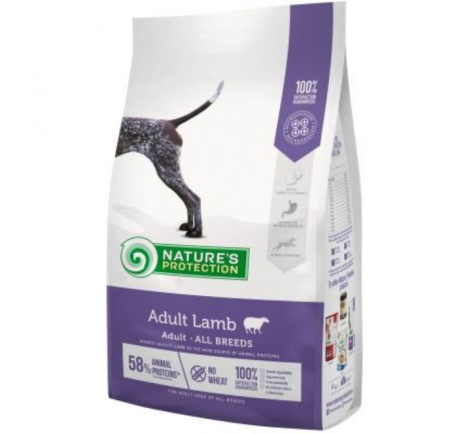 Сухий корм для собак Nature's Protection Adult Lamb All breeds 12 кг (NPS45750)