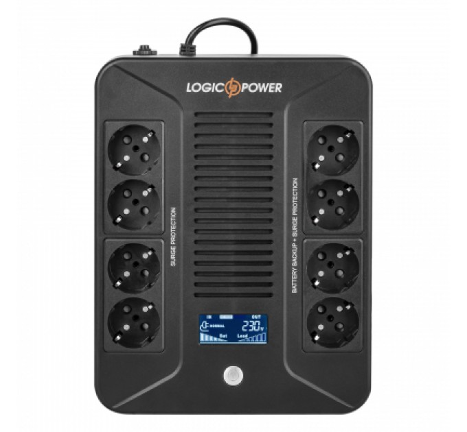 LogicPower Пристрій безперебійного живлення LogicPower LP-UL600VA-8PS (16160)