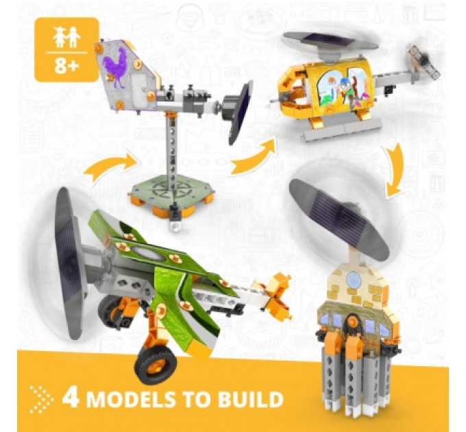 Engino Конструктор Engino Stem Як працює сонячна енергія (STL20-EN)