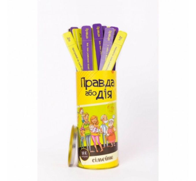 Fun Games Shop Настільна гра Fun Games Shop Правда або Дія: Сімейна, українська (FGS23)
