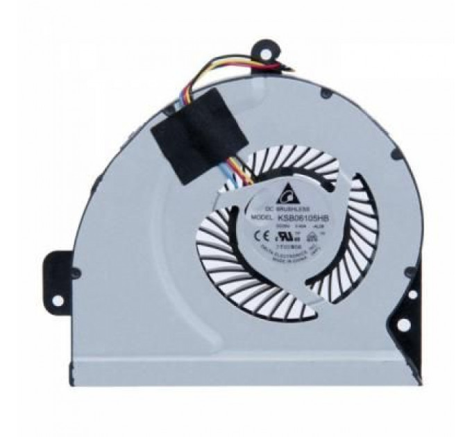 Вентилятор ноутбука ASUS A43,A53,K43,K53,X43,X53 (KSB06105HB-AI10)(5V,0.4A),4pin (A48136)