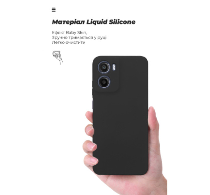 Armorstandart Чохол до мобільного телефона Armorstandart ICON Motorola G05 / E15 Camera cover Black (ARM82982)