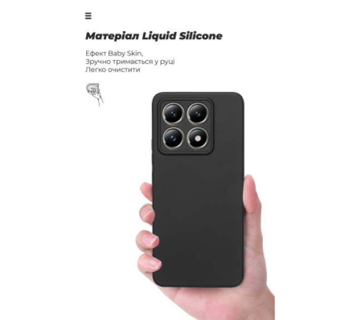 Armorstandart Чохол до мобільного телефона Armorstandart ICON Xiaomi 14T Camera cover Black (ARM85084)