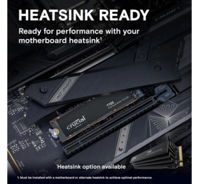 Micron Накопичувач SSD M.2 2280 4TB T705 Micron (CT4000T705SSD3)
