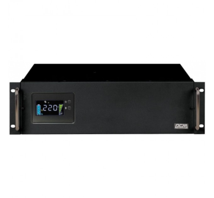 Powercom Пристрій безперебійного живлення Powercom KIN-2200AP RM LCD