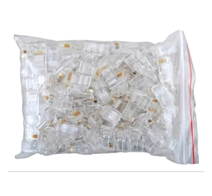 Kingda Конектор RJ45 cat.6 UTP 8P8C, 100шт/пак Kingda (KD-PG8016-C6/100)