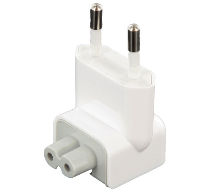 Noname Перехідник IEC C7 - EU для блоків живлення Apple White (2000985553445)