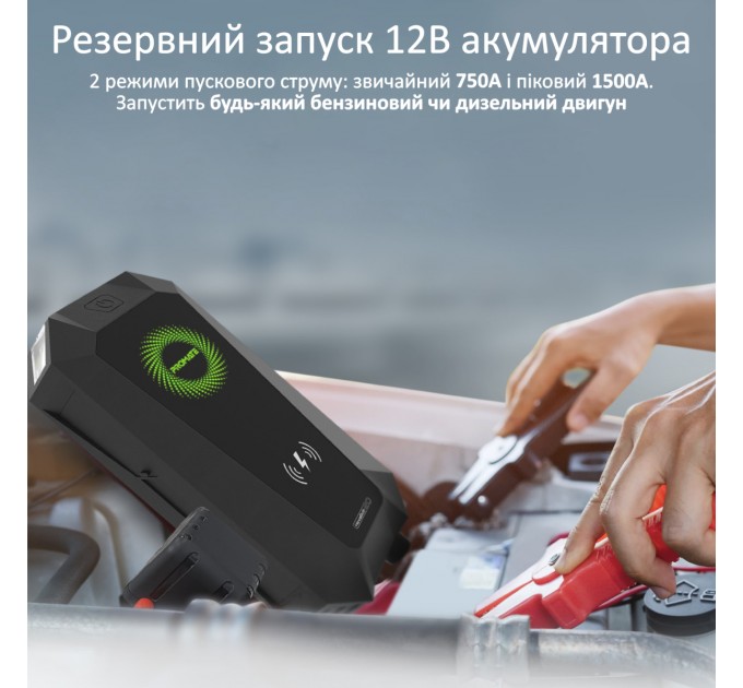 Promate Універсальна мобільна батарея Promate HexaBolt-20 Black 19200mAh