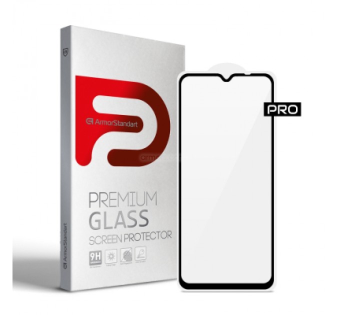 Armorstandart Скло захисне Armorstandart Pro Xiaomi Redmi 10C / 12C Black (ARM61297)