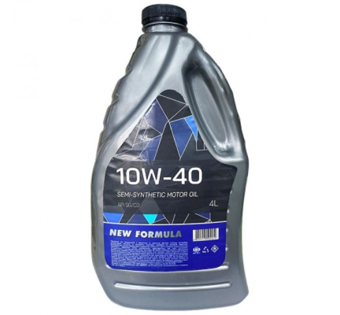 NEW FORMULA Моторна олива NEW FORMULA 10w-40 (SG/CD) кан. 4л ПЕТ (3,3кг) (NF197727)