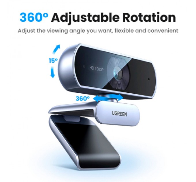 Ugreen Веб-камера Ugreen CM678 HD USB-A (15728)