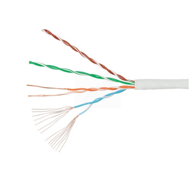 Одескабель Кабель вита пара OK-Net КГПВ-ВП (100) UTP, CAT5e, 4*2*0,48, бухта 305м (49284)