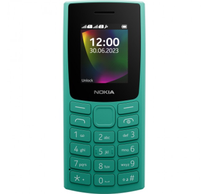 Nokia Мобільний телефон Nokia 106 DS 2023 Green (1GF019BPJ1C01)
