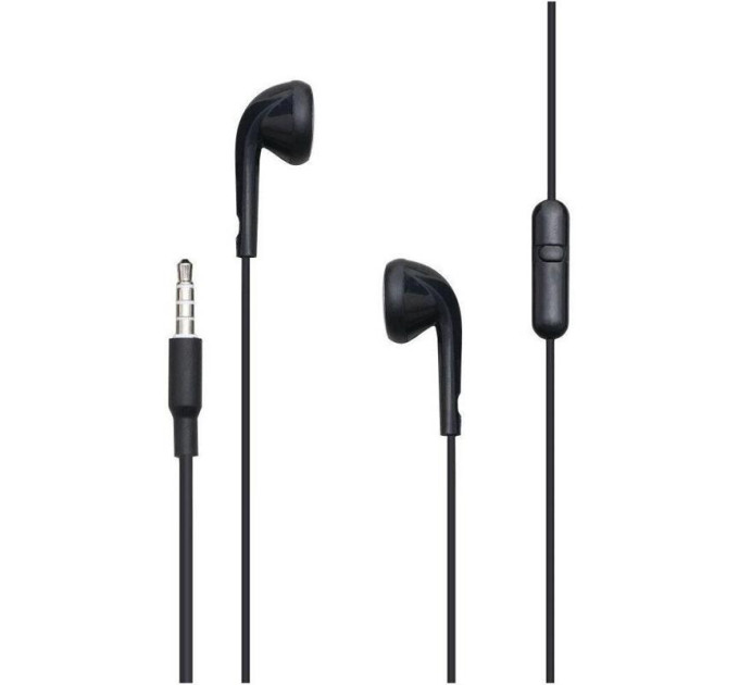XO Гарнітура XO EP17 Music Earphone Black (6920680866571)