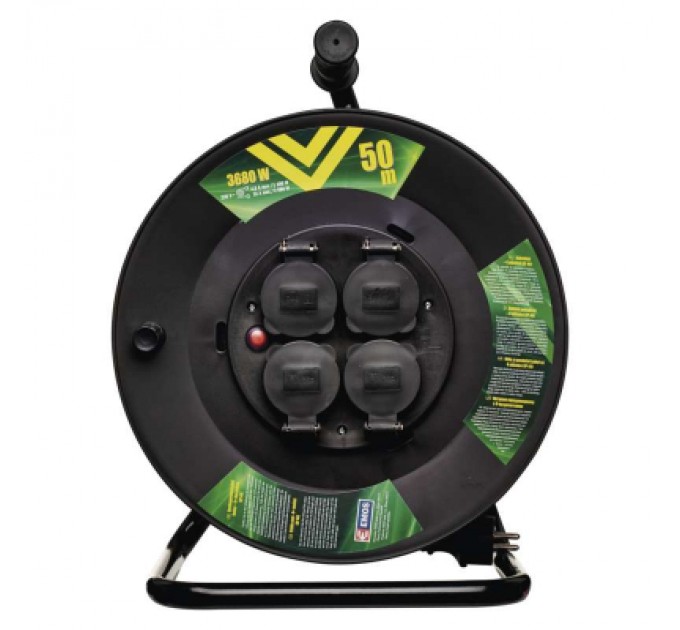EMOS Мережевий подовжувач EMOS катушка 4 роз., 50 м (P08250)