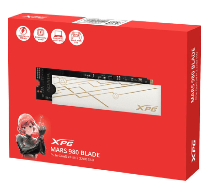 ADATA Накопичувач SSD M.2 2280 4TB XPG MARS 980 BLADE ADATA (SMAR-980B-4TCS)
