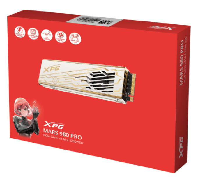 ADATA Накопичувач SSD M.2 2280 2TB XPG MARS 980 PRO ADATA (SMAR-980P-2TCI)