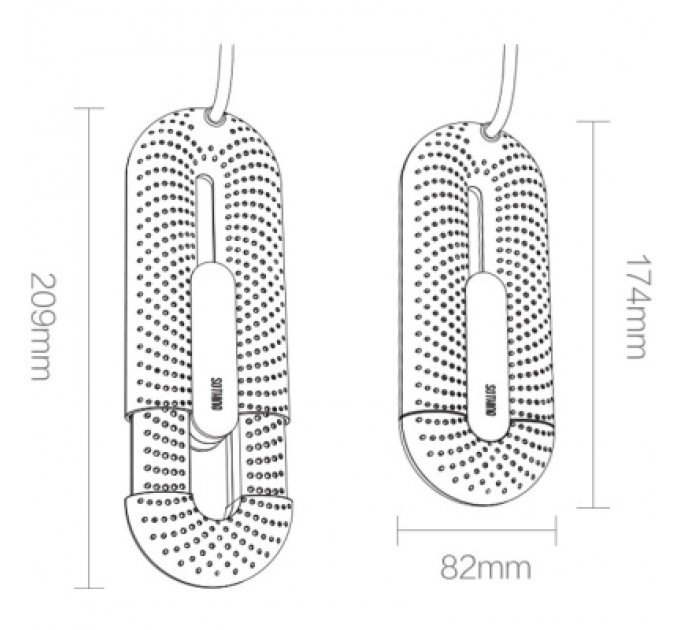 Xiaomi Сушарка для взуття Xiaomi Sothing Zero-Shoes Dryer (DSHJ-S-2111A White)