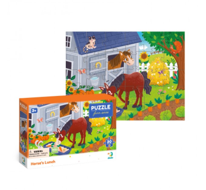 DoDo Пазл DoDo Обід для коника, 30 елементів (300684)