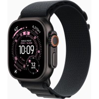 Смарт-годинник Apple Watch Ultra 3 GPS + Cellular 49mm Black Titanium Case with Black Alpine Loop - Large (MF0X4QP/A)