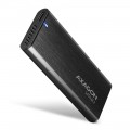 AXAGON Зовнішній металевий корпус USB-C 3.2 Gen 2 для SSD-дисків M.2 SATA. Безгвинтове кріплення AXAGON