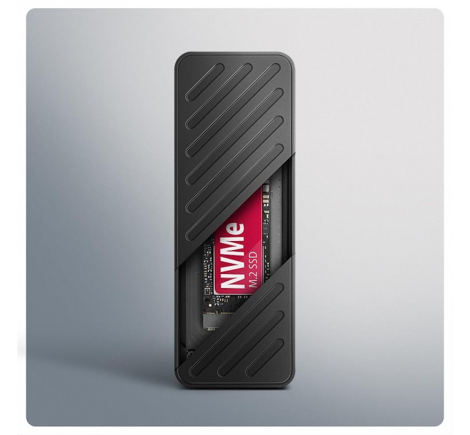 AXAGON Зовнішній металевий бокс USB-C 20 Гбит/с для дисків M.2 NVMe SSD AXAGON