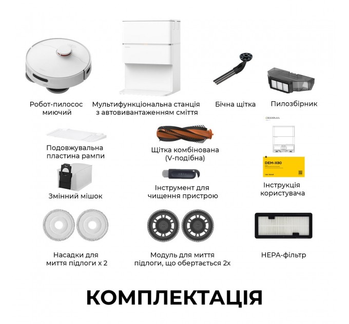 Deerma Робот-пилосос X80 DEM-X80 DEERMA