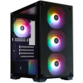 1stPlayer Корпус 1stPlayer X2-M-BK-4F7 Black без БЖ