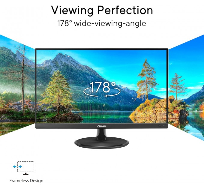 ASUS Монітор Asus 21.45" VP227HF (90LM0880-B01O71) VA Black 100Hz