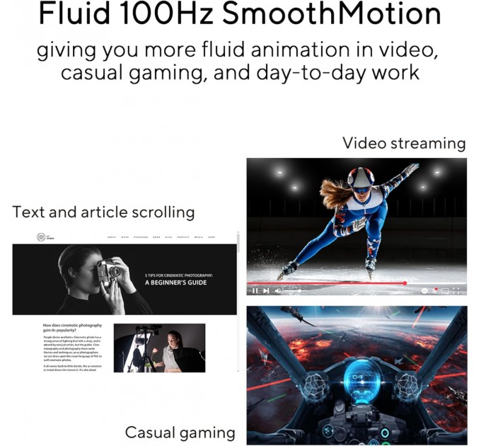 ASUS Монітор Asus 21.45" VP227HF (90LM0880-B01O71) VA Black 100Hz