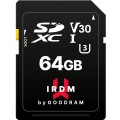 Goodram Карта пам`ятi SDXC  64GB UHS-I/U3 Class 10 Goodram IRDM S3A0 R100/W40MB/s (IR-S3A0-0640R12)