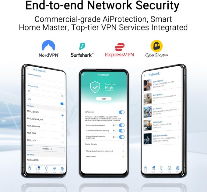 ASUS Бездротовий маршрутизатор Asus RT-BE55 (90IG0A80-MO3C00)