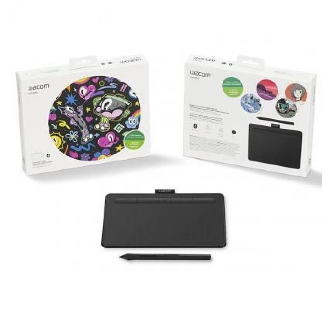 Графічний планшет Wacom Intuos S Bluetooth black (CTL-4100WLK-N)