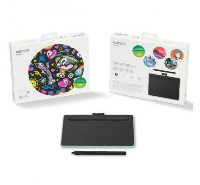 Графічний планшет Wacom Intuos S Bluetooth pistachio (CTL-4100WLE-N)