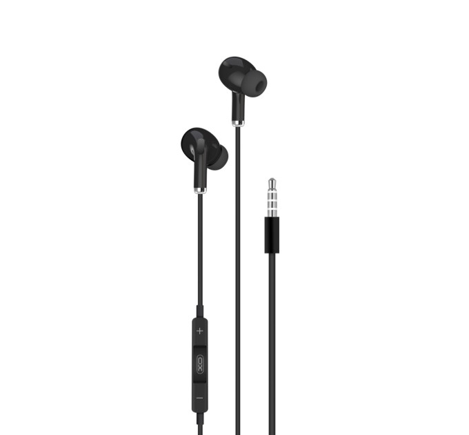 XO Гарнітура XO EP22 Music Earphone Black (6920680869350)