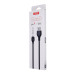 XO Кабель XO NB103 USB-Lightning (M/M), 2.1A 1м Black (6920680862702)