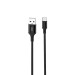 XO Кабель XO NB143 USB - USB Type-C, (M/M), 2.4A 1 м Black (6920680870684)