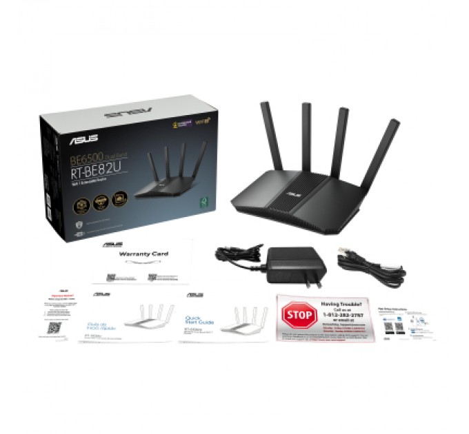 ASUS Маршрутизатор ASUS RT-BE82U (90IG0990-MO9B00)