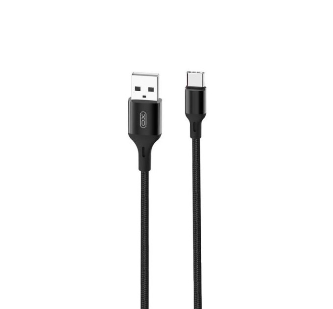 XO Кабель XO NB143 USB - USB Type-C, (M/M), 2.4A 2 м Black (6920680870844)