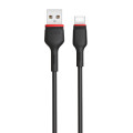 XO Кабель XO NB-P171 USB - USB Type-C, (M/M), 2.4A 1 м Black (6920680873685)