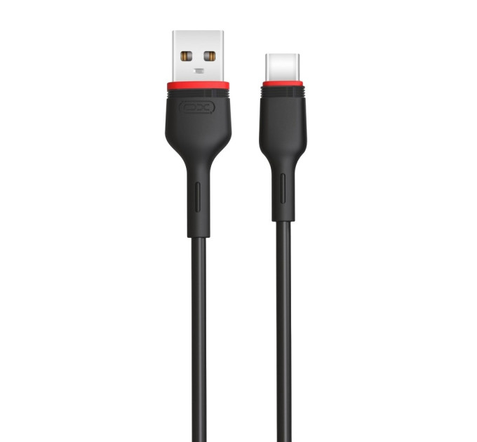 XO Кабель XO NB-P171 USB - USB Type-C, (M/M), 2.4A 1 м Black (6920680873685)