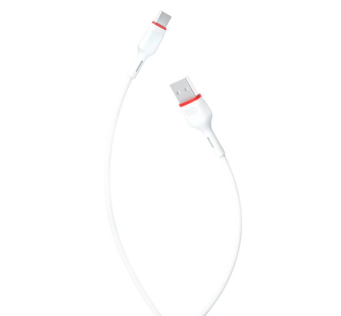 XO Кабель XO NB-P171 USB - USB Type-C, (M/M), 2.4A 1 м White (6920680873692)