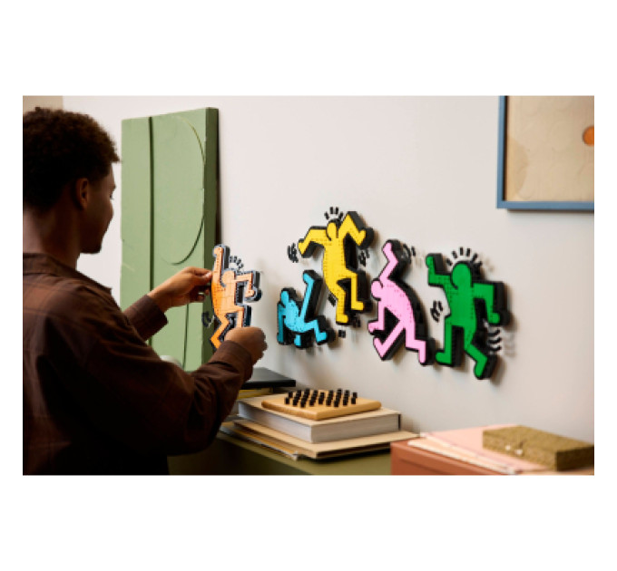 LEGO Конструктор LEGO ART Кіт Гарінґ — Танцюючі чоловічки (31216)