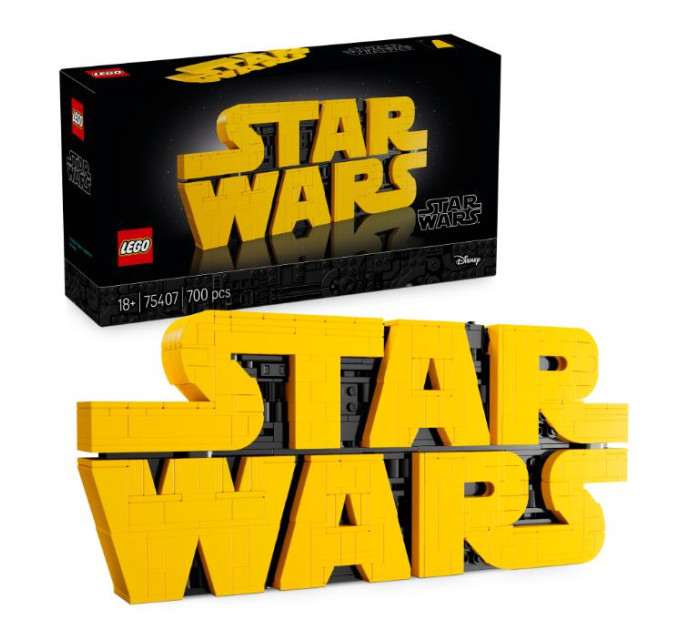 LEGO Конструктор LEGO Star Wars Логотип з кубиків Зоряні війни (75407)
