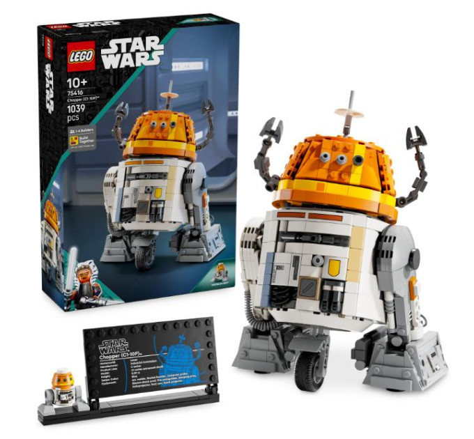 LEGO Конструктор LEGO Star Wars Чоппер (C1-10P). Дроїд-астромеханік (75416-)