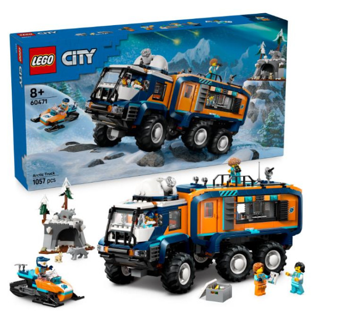LEGO Конструктор LEGO City Арктична дослідна вантажівка з науковою лабораторією (60471)